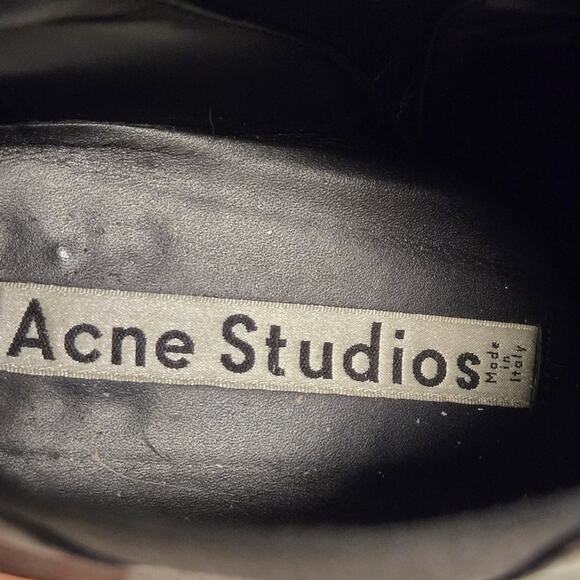 Acne Studios The Jensen Black Leather Chelsea Boot, Size EU 41 - US 11 - Picture 11 of 11